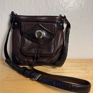Vintage Brighton Western-style crossbody handbag